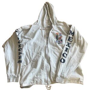 Los Algodones zippered front shirt, men's size 42